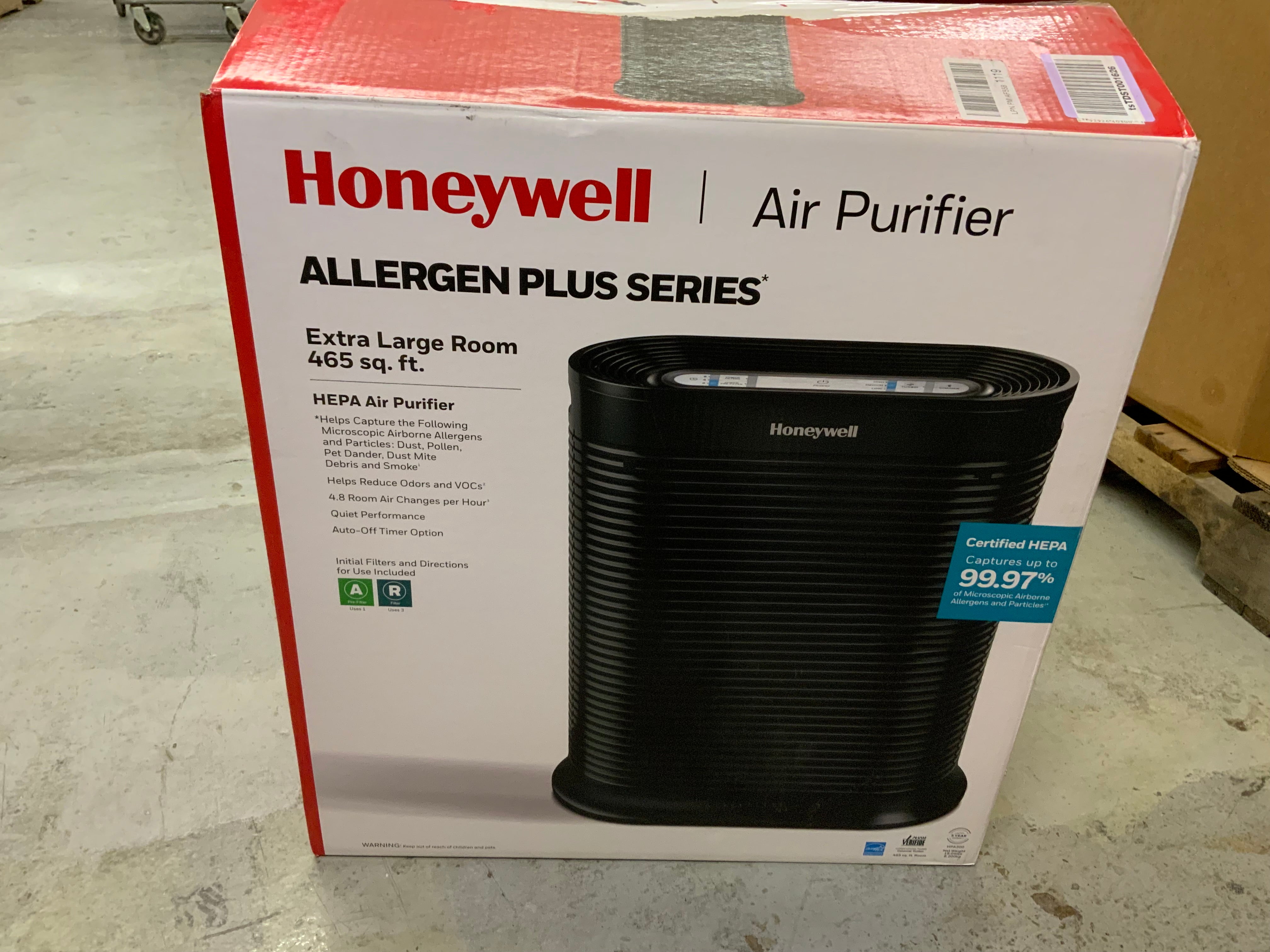 Honeywell HPA300 HEPA Air Purifier for Extra Large Rooms (8141340999918)